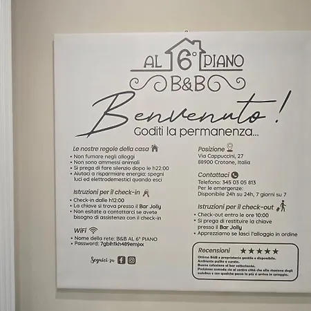 Al Sesto Piano Bed & Breakfast